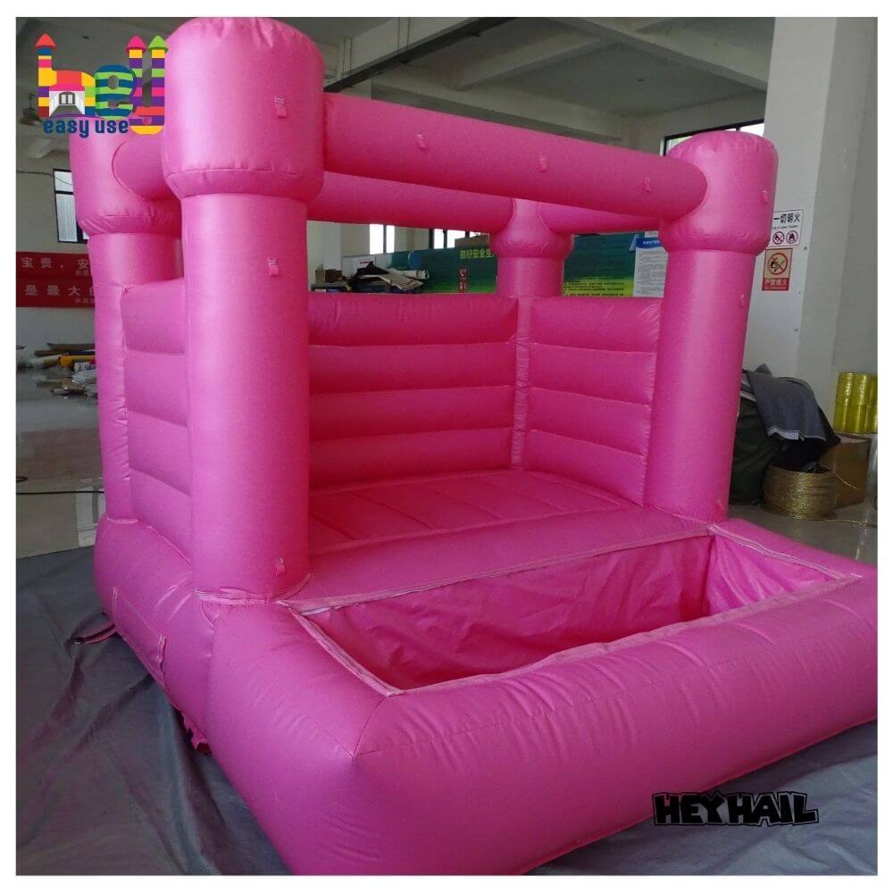 holiday theme inflatable pastel bounce castle 