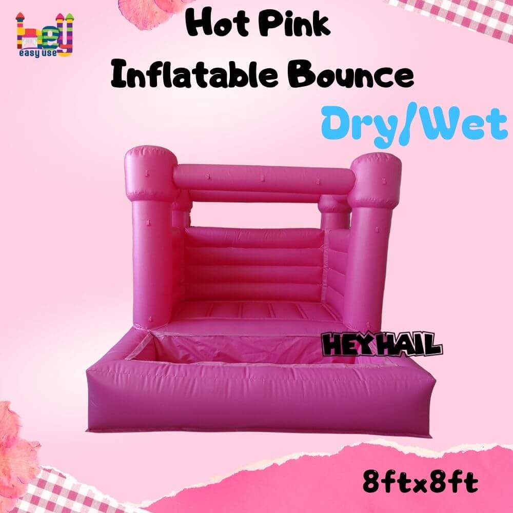 holiday theme inflatable pastel bounce castle 