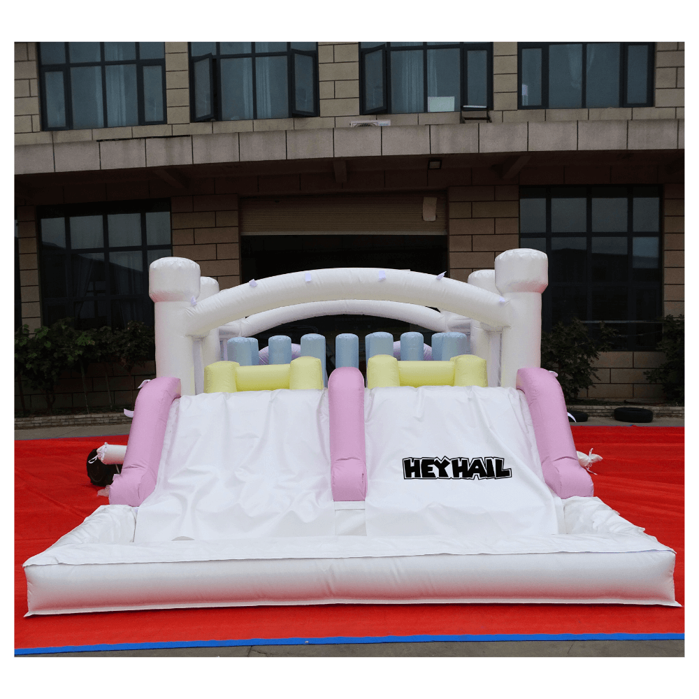 factory price inflatable bounce house obstacle course 