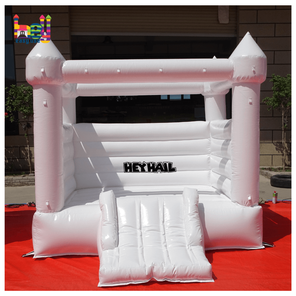 Pastel Pink Wedding Inflatable Bouncy Castle Jump Castle Bouncer