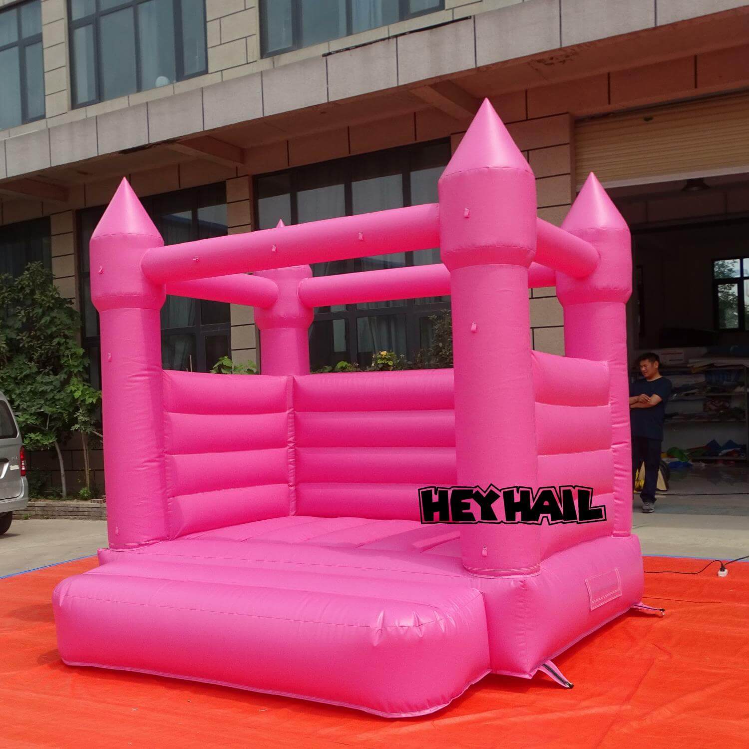 dreamlike castle bouncing inflatable land