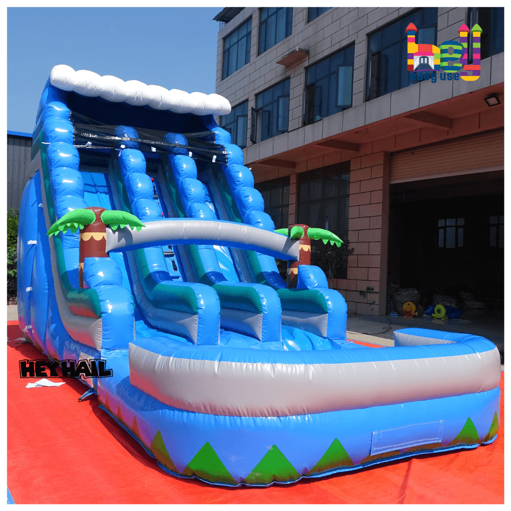 PVC inflatable pool water slides for sale