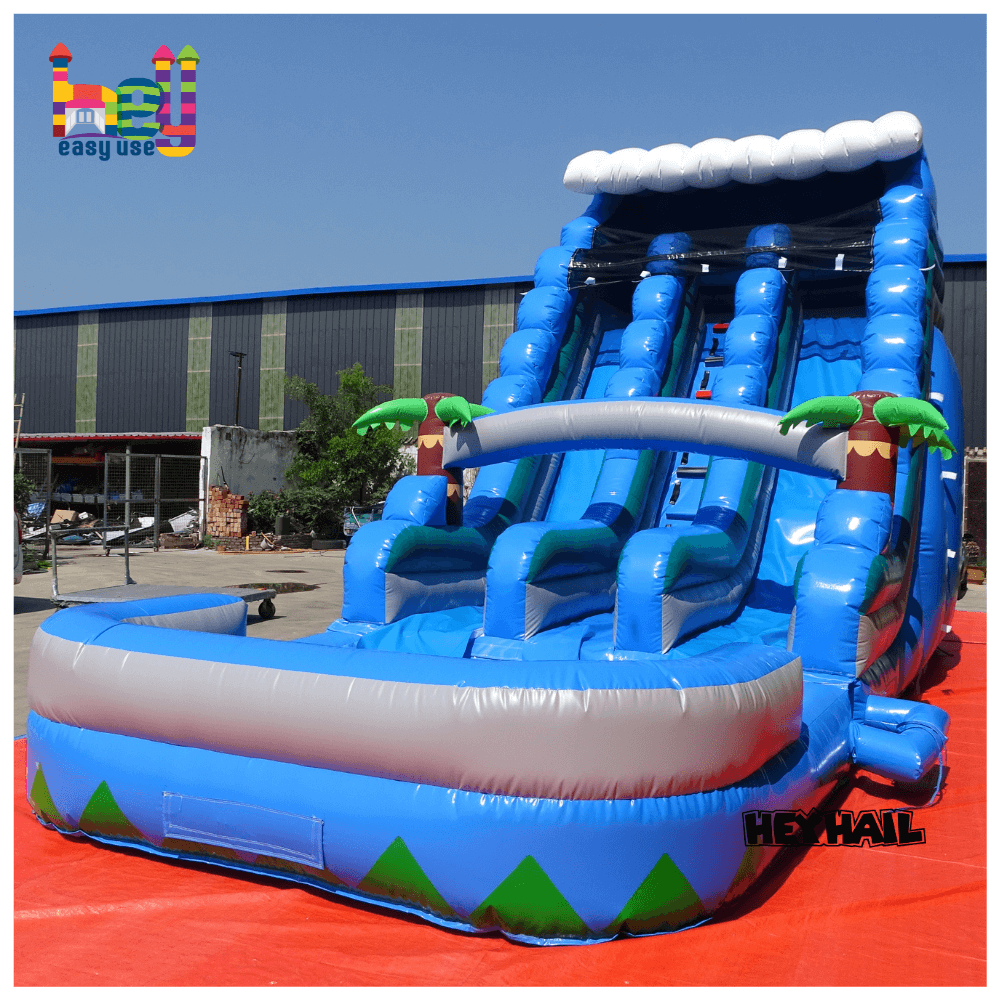 PVC inflatable pool water slides for sale