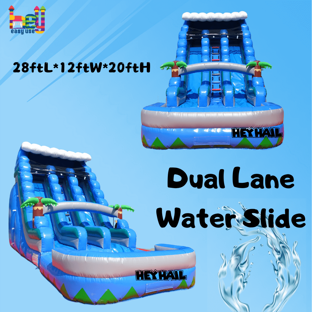 PVC inflatable pool water slides for sale