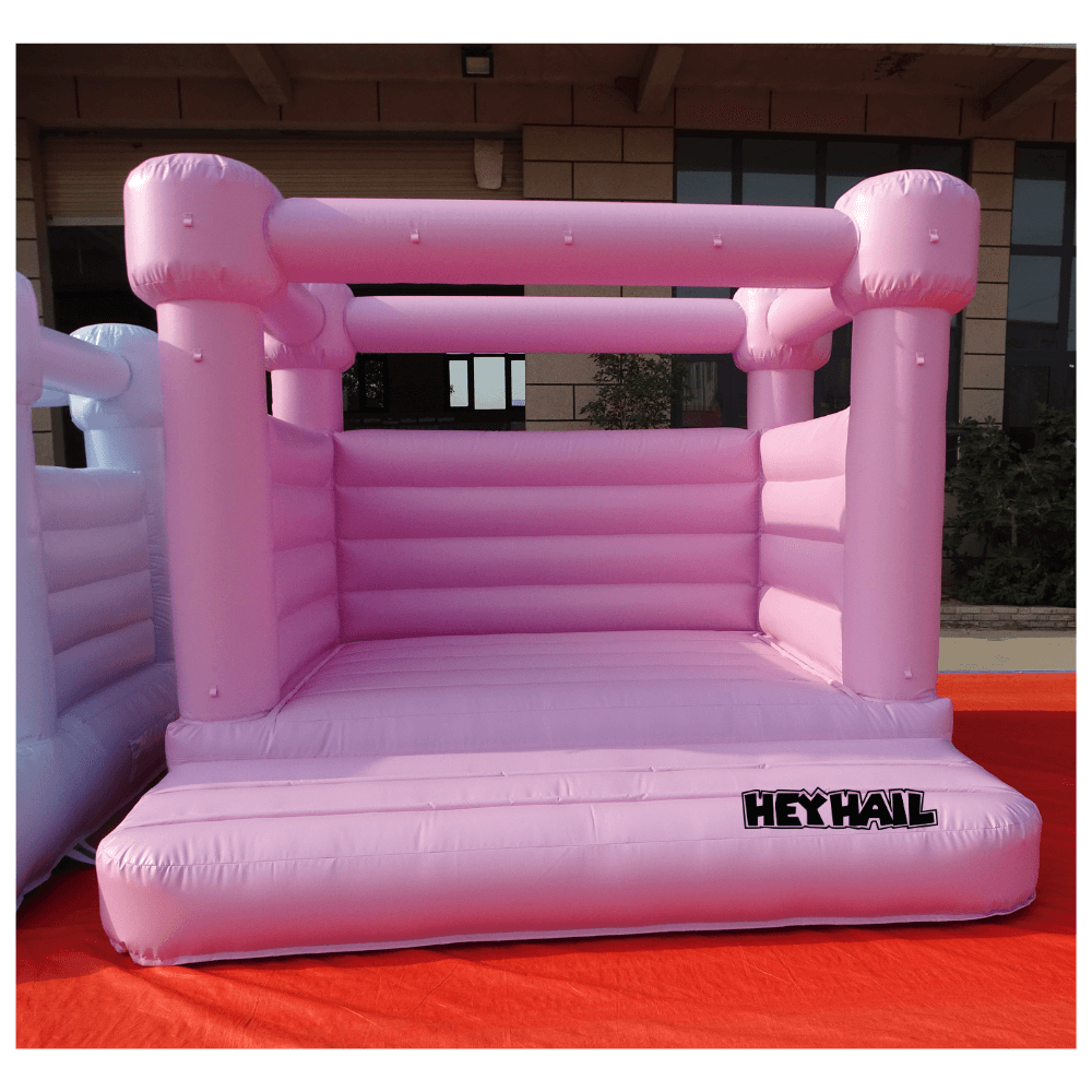 Wedding Party Mini Bouncy Castle Inflatable Pink Wedding Bouncy House