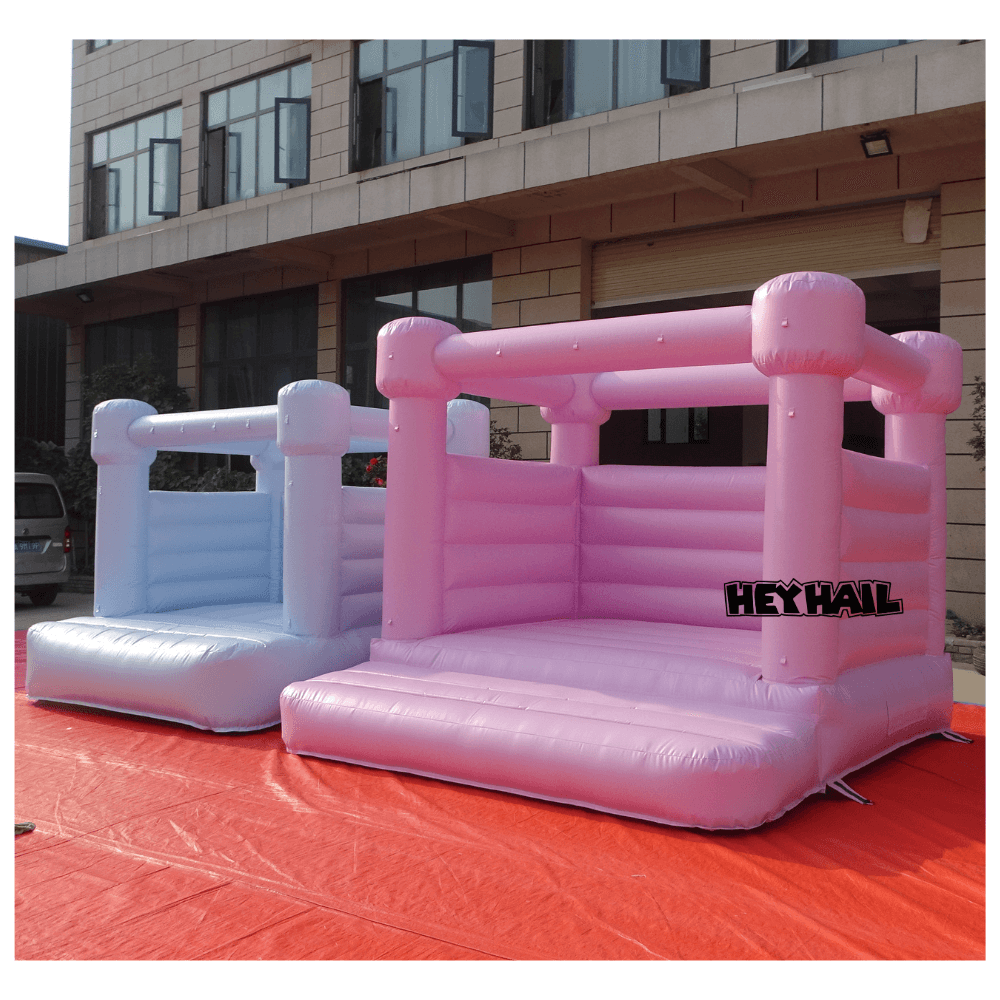 Wedding Party Mini Bouncy Castle Inflatable Pink Wedding Bouncy House