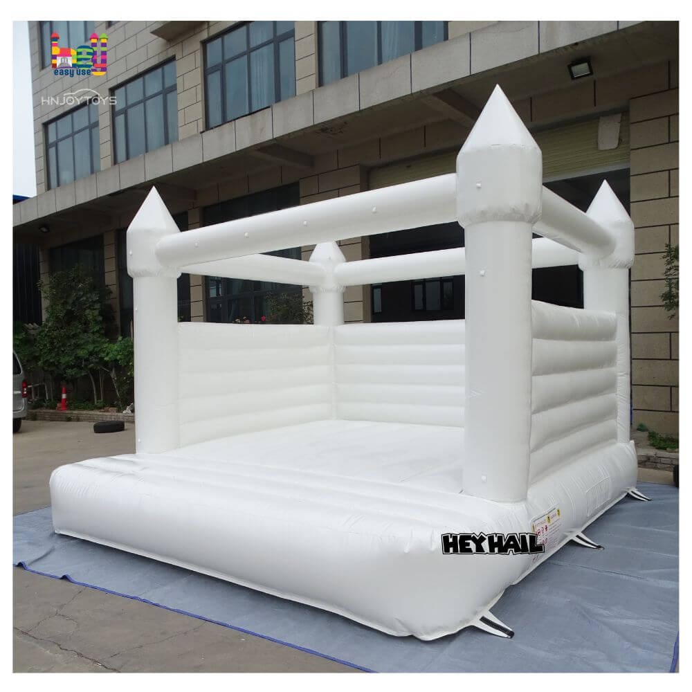 Romantic bounce house inflatable white bounce house, white bouncy castle house