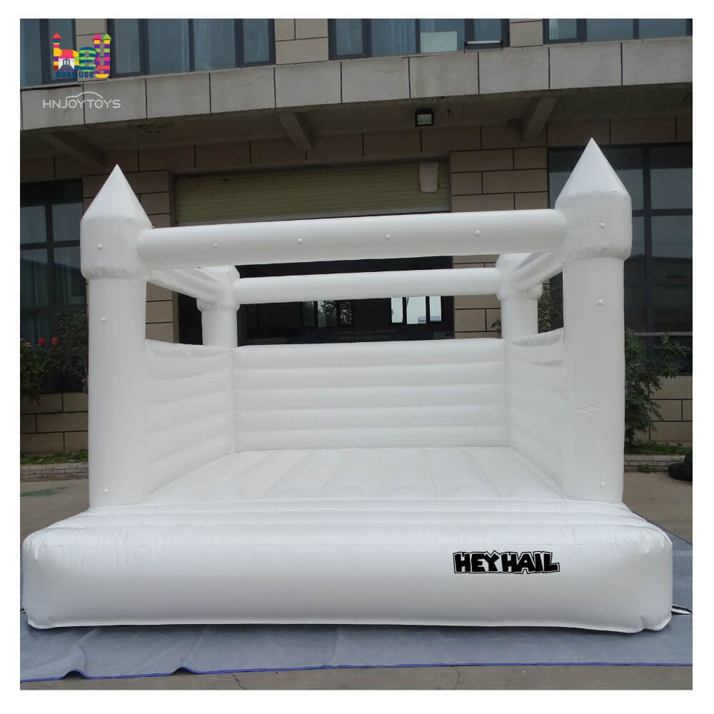 Romantic bounce house inflatable white bounce house, white bouncy castle house