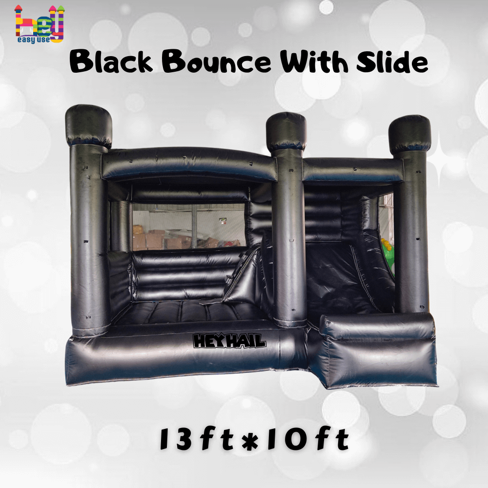 Black Bounce Houses & Inflatable Slides