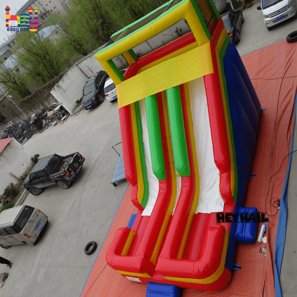 funny party commercial grade PVC inflatable dry slide