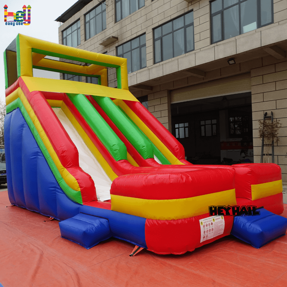 funny party commercial grade PVC inflatable dry slide