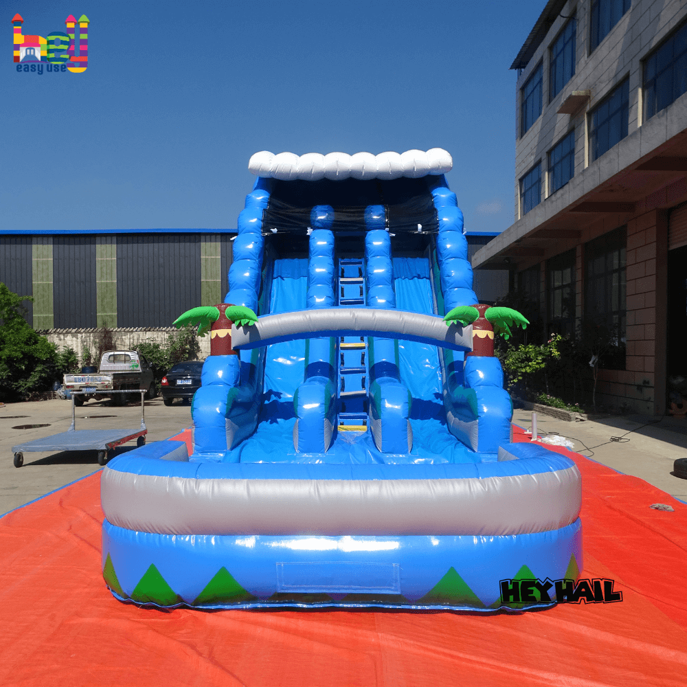 popular inflatable bouncy castle water slide