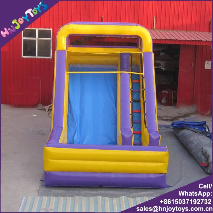 Backyard game air bounce blow up inflatable dry slides