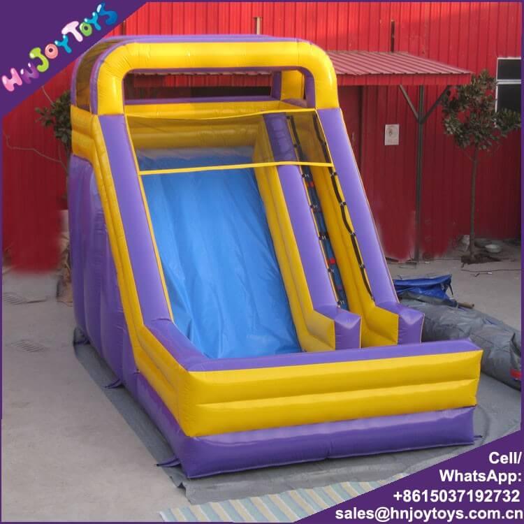 Backyard game air bounce blow up inflatable dry slides