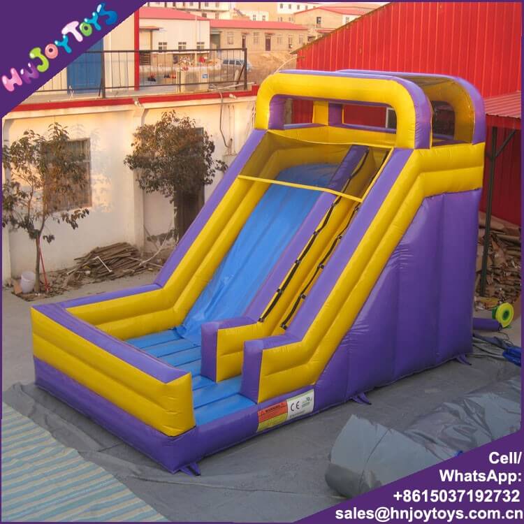 Backyard game air bounce blow up inflatable dry slides