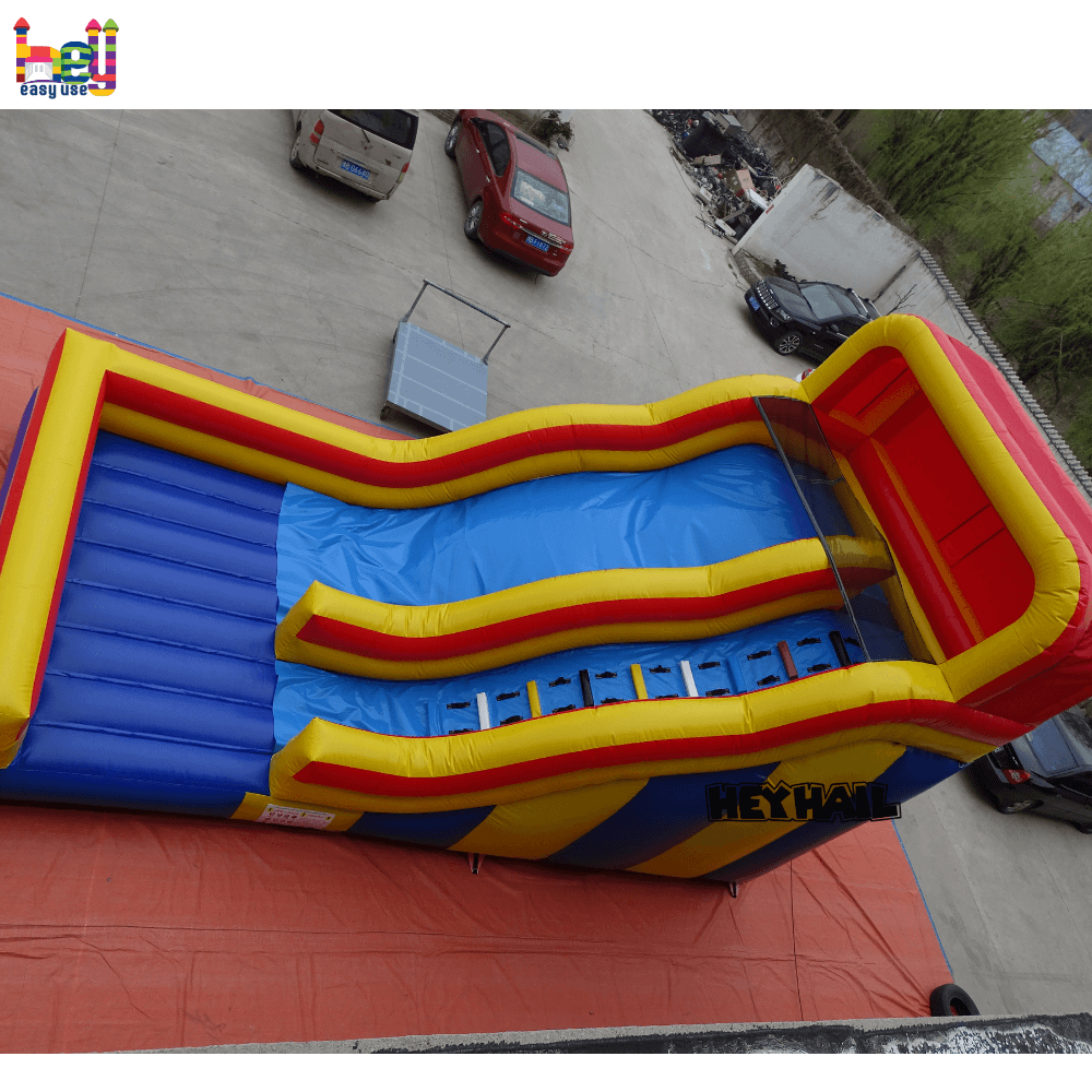 Cute Colorful Inflatable Dry Slide Bounce House