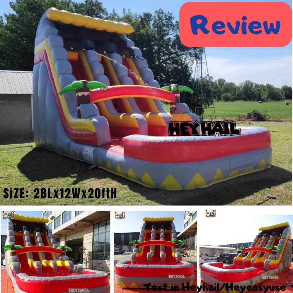 large inflatable water slide on sale 