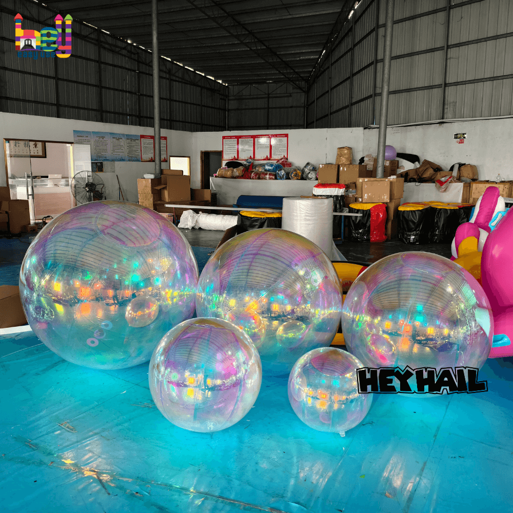 inflatable mirror balls for oarty and wedding decoration 