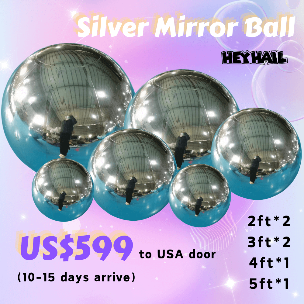 giant mirror sphere balls