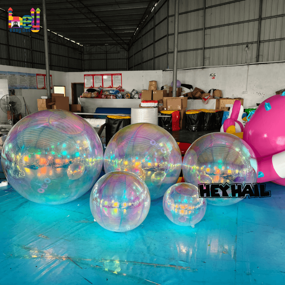 inflatable mirror balls for oarty and wedding decoration 