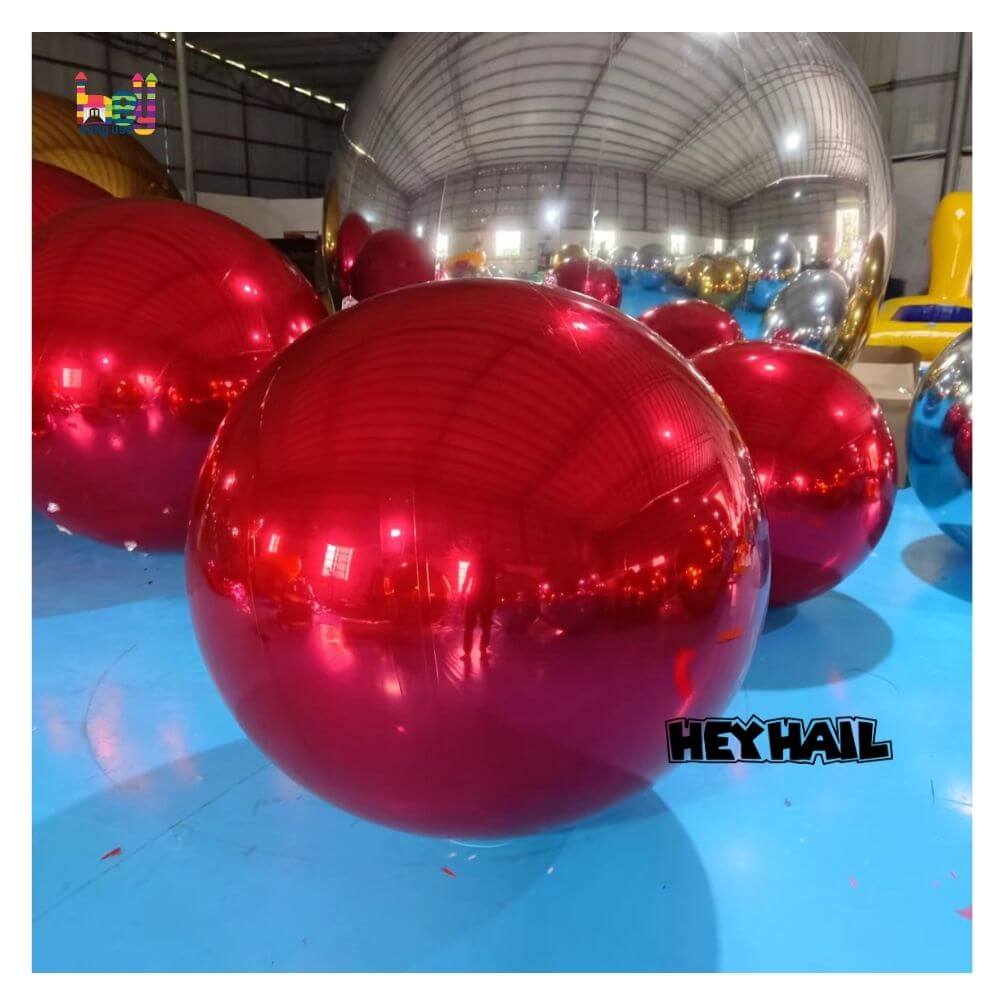 inflatable mirror sphere balls