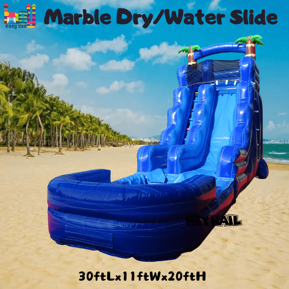 commercial grade inflatable wet/dry slide