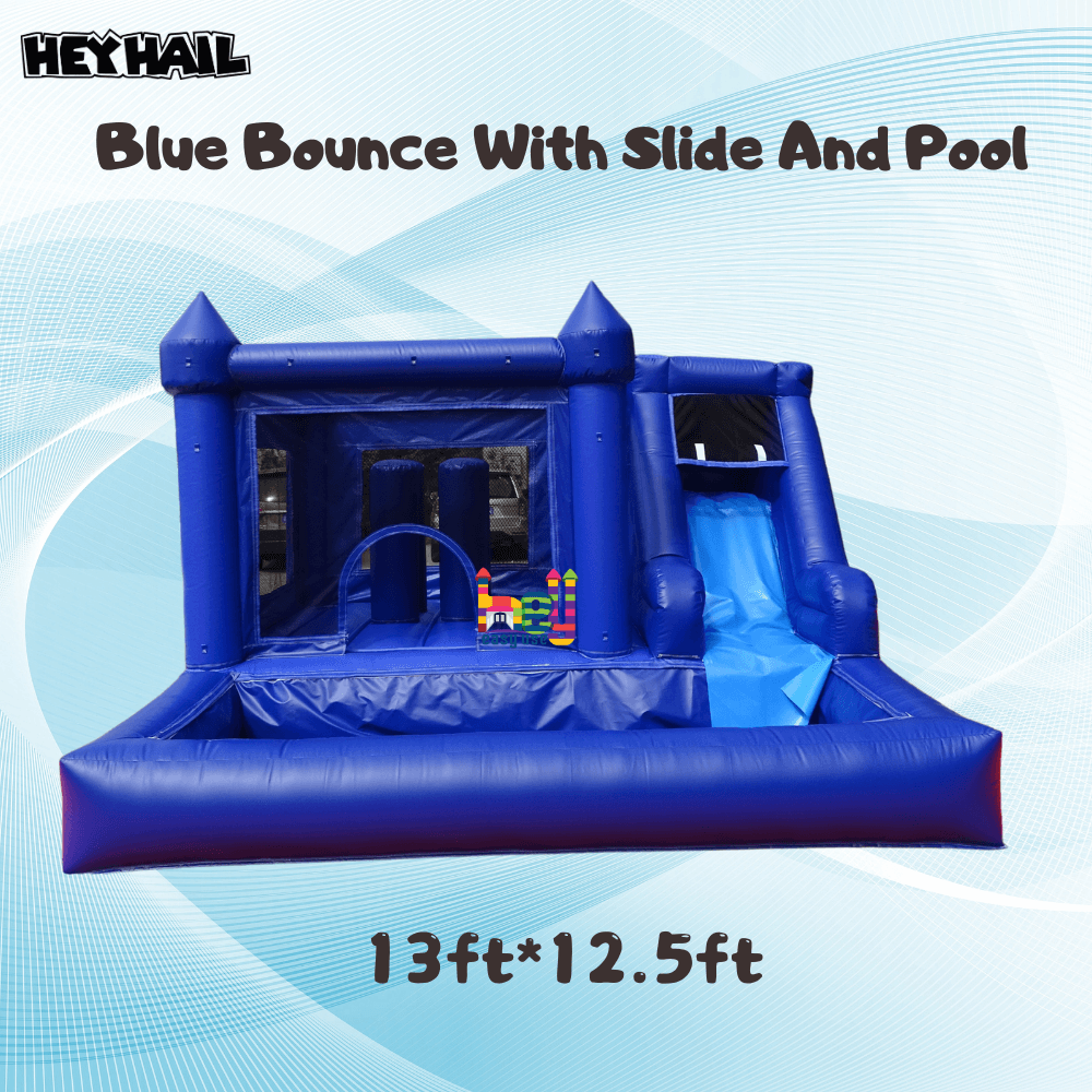 bounce houses and slides