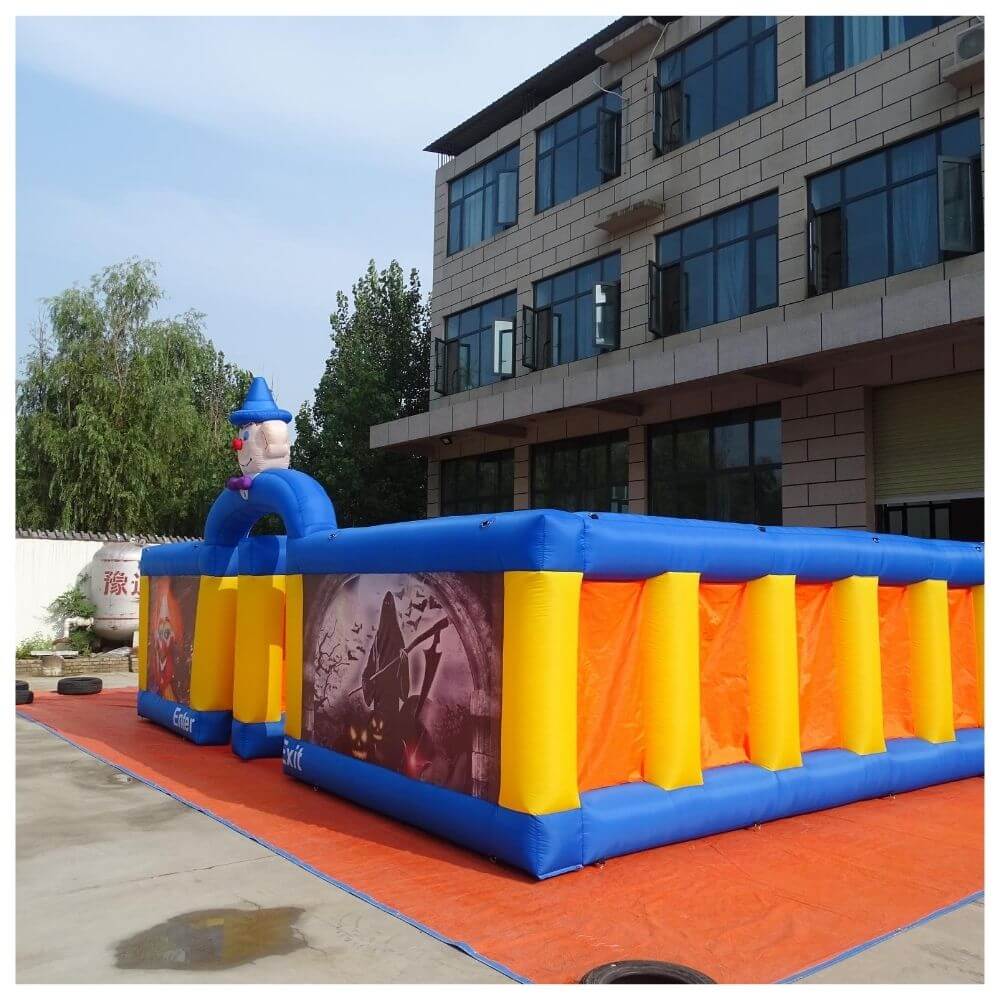 outdoor inflatable maze game