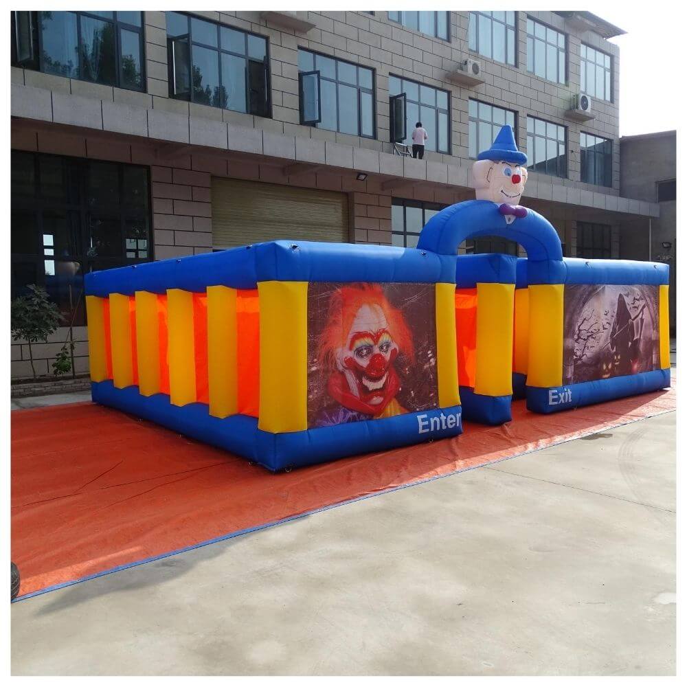 outdoor inflatable maze game