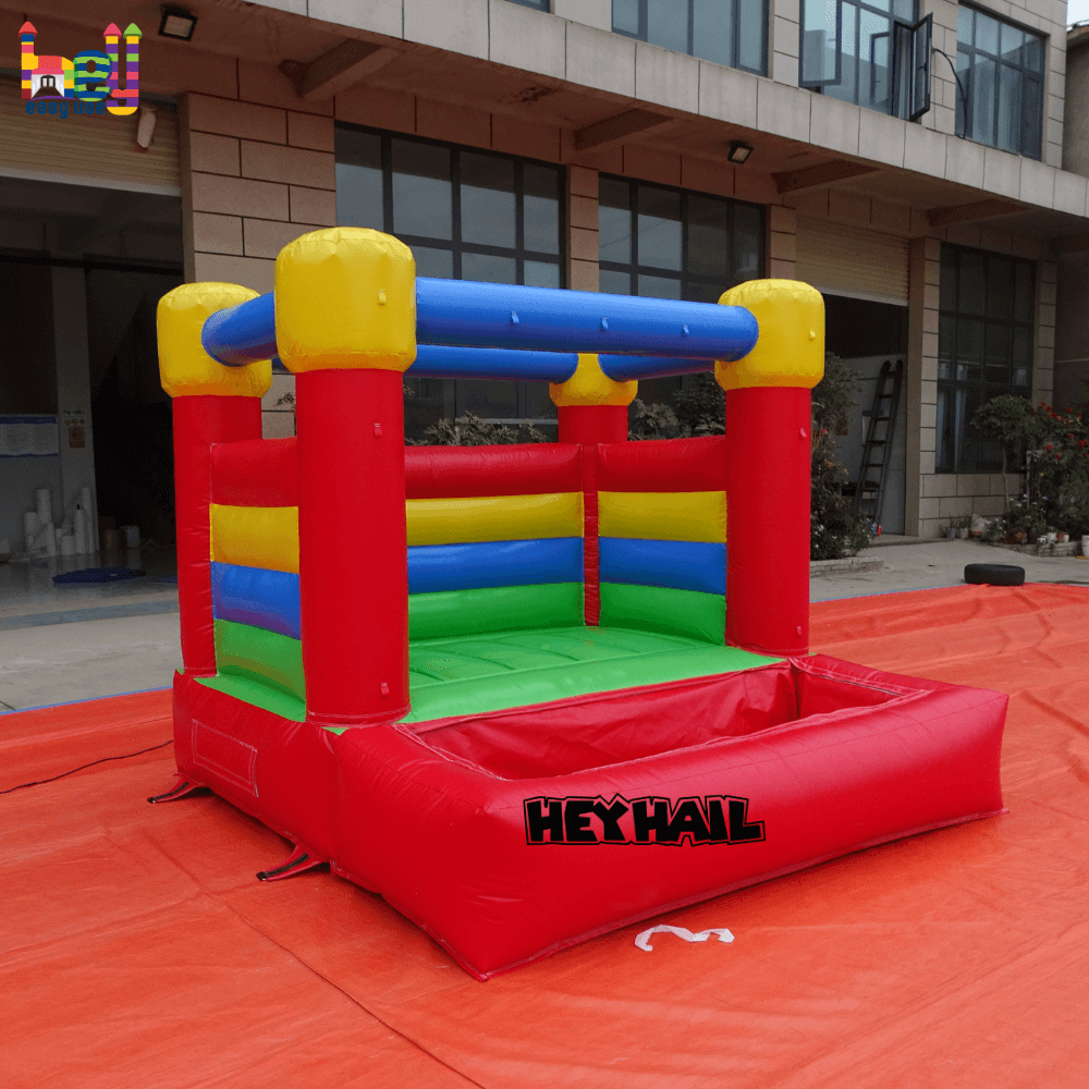 Rainbow Bounce House With Ball Pit