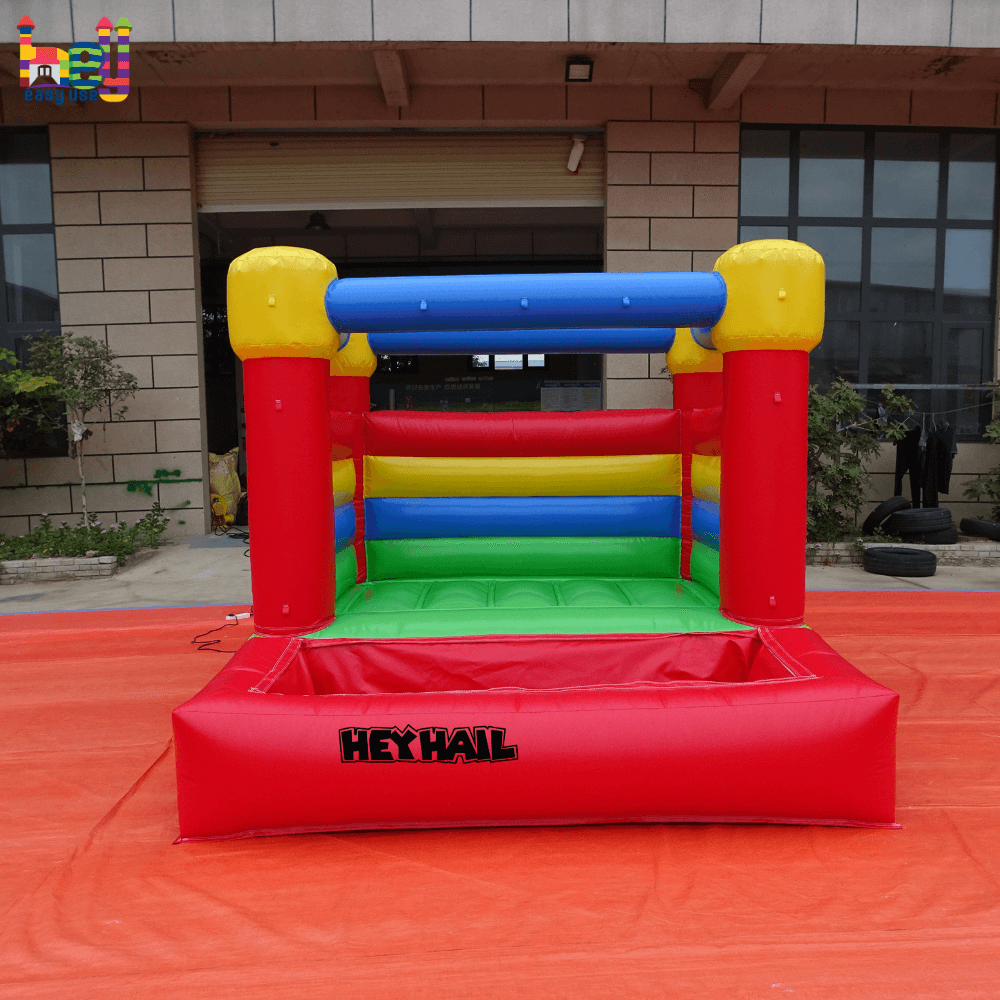 Rainbow Bounce House With Ball Pit