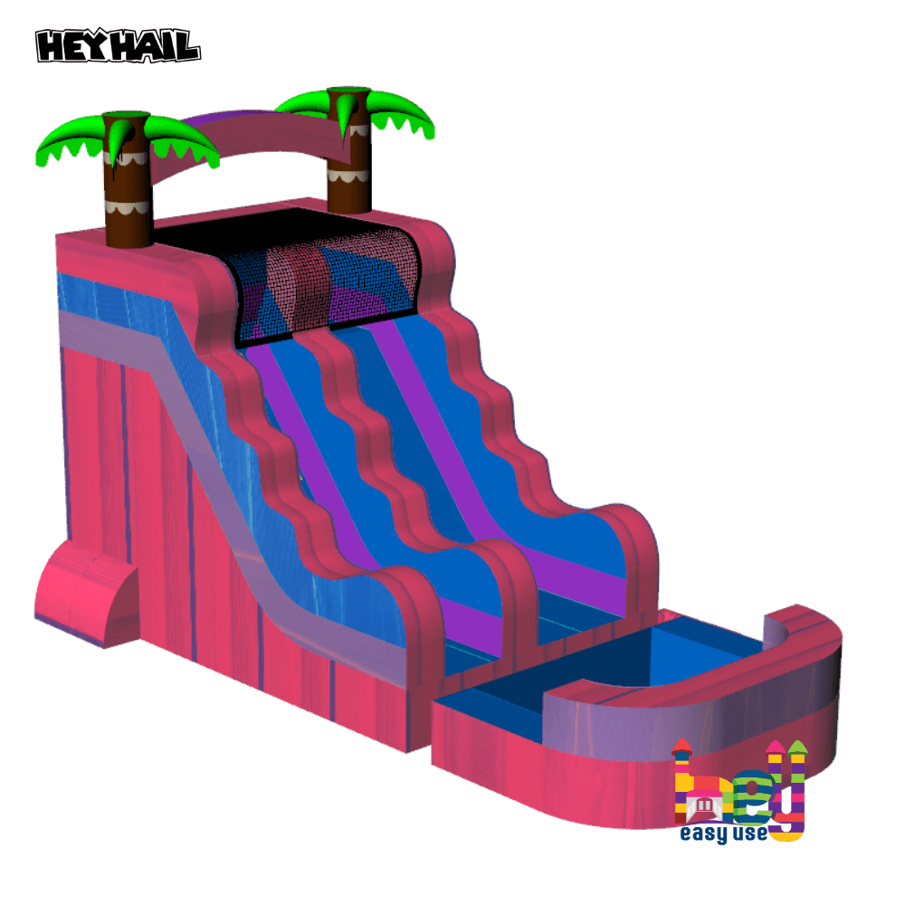 holiday theme mini inflatable water slide