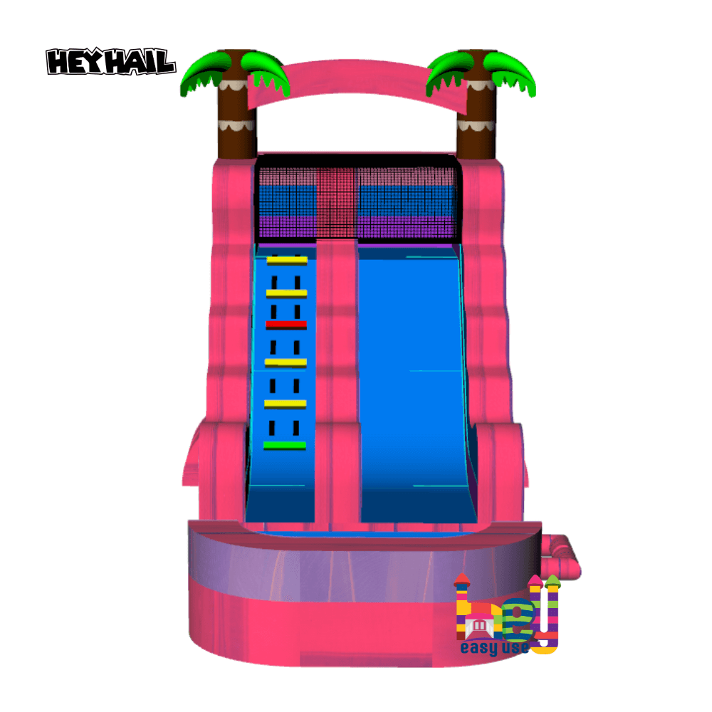 holiday theme inflatable castle slide 