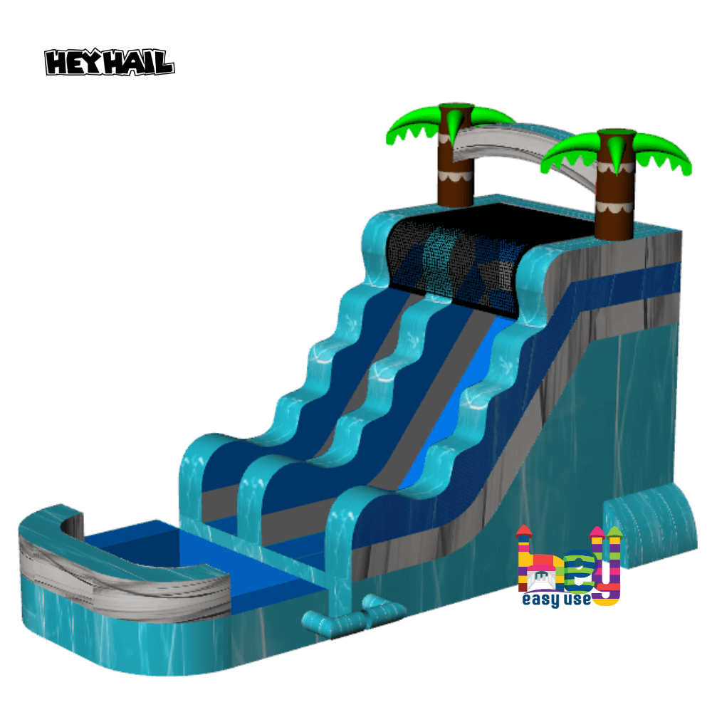 holiday theme mini inflatable water slide