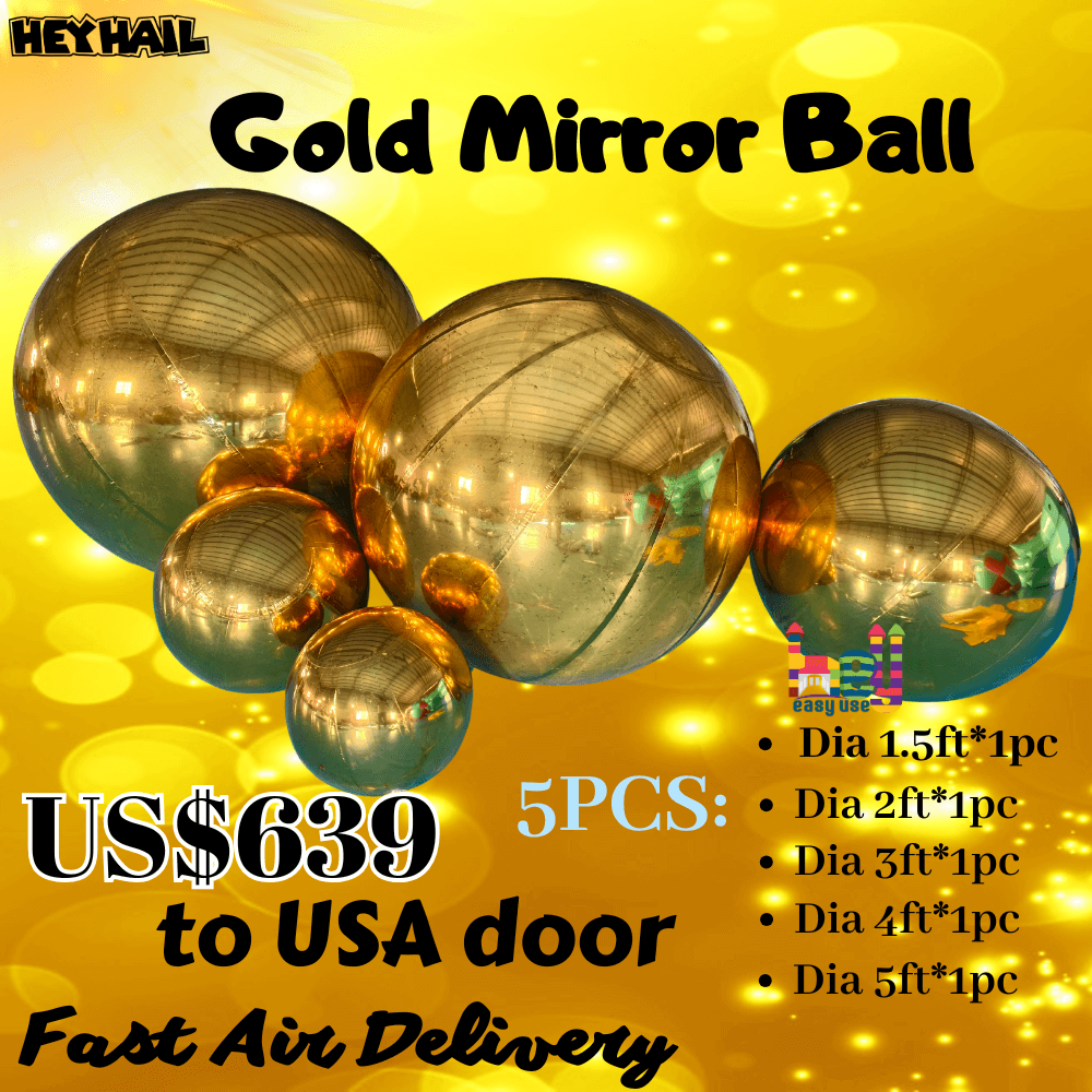 Colors Inflatable Mirror Balloons