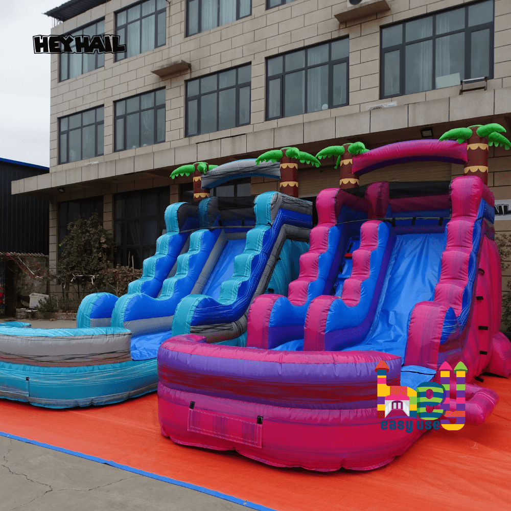 commercial grade single lane slide inflatable