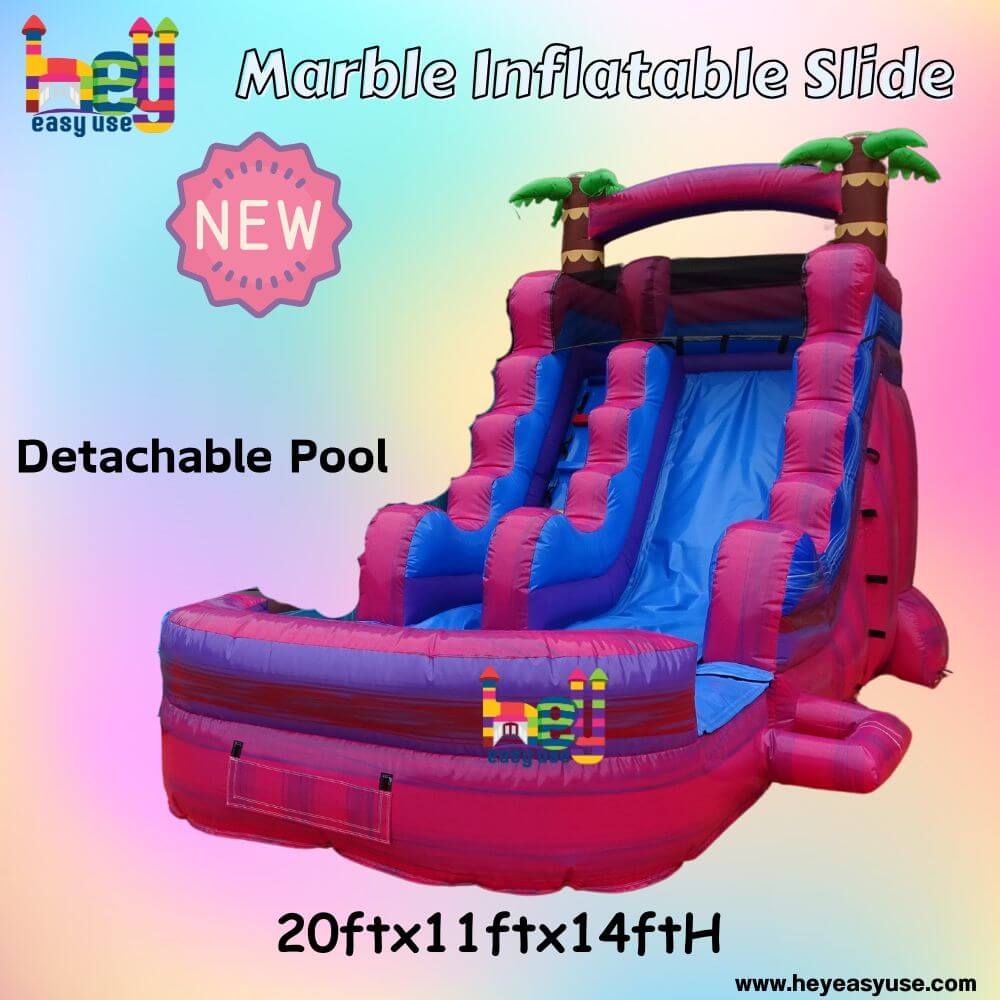 commercial grade single lane slide inflatable