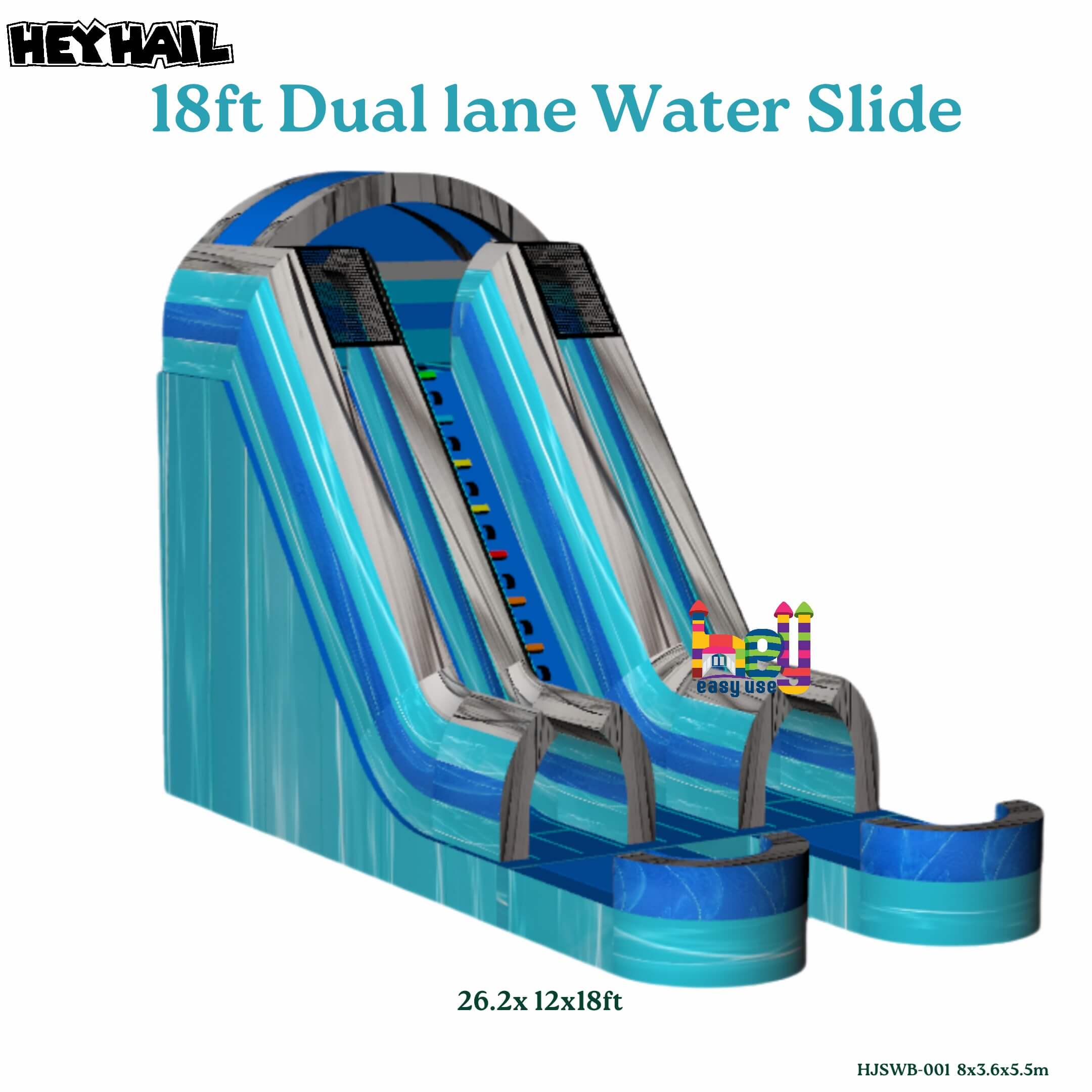 commercial grade theme park water slide