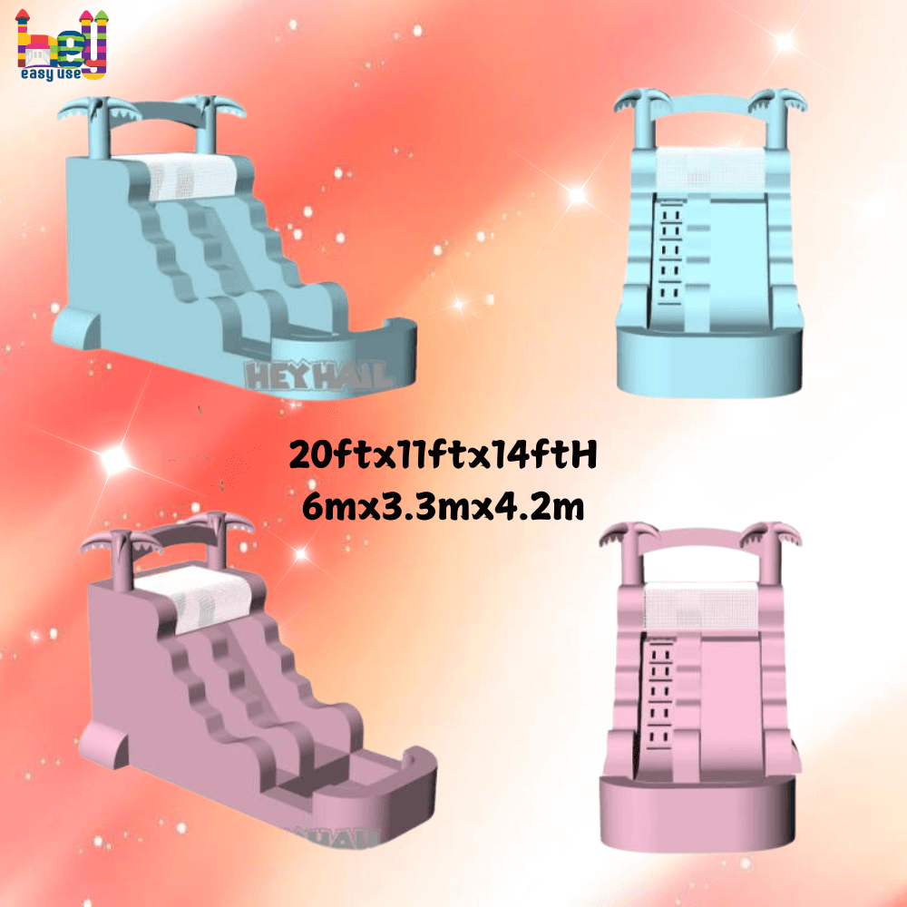 new style wet inflatables slides