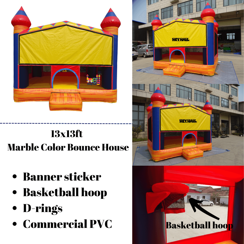 custom moonwalk bounce house