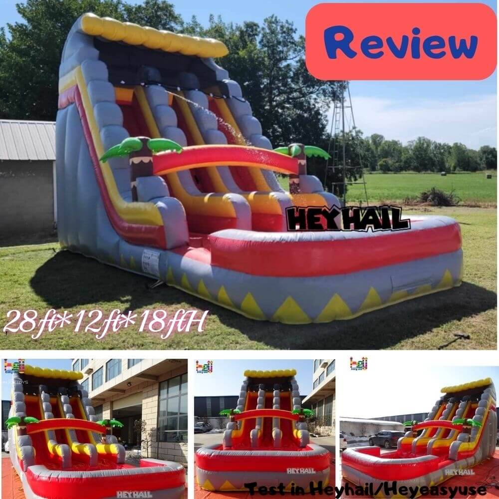 large inflatable water slide on sale 