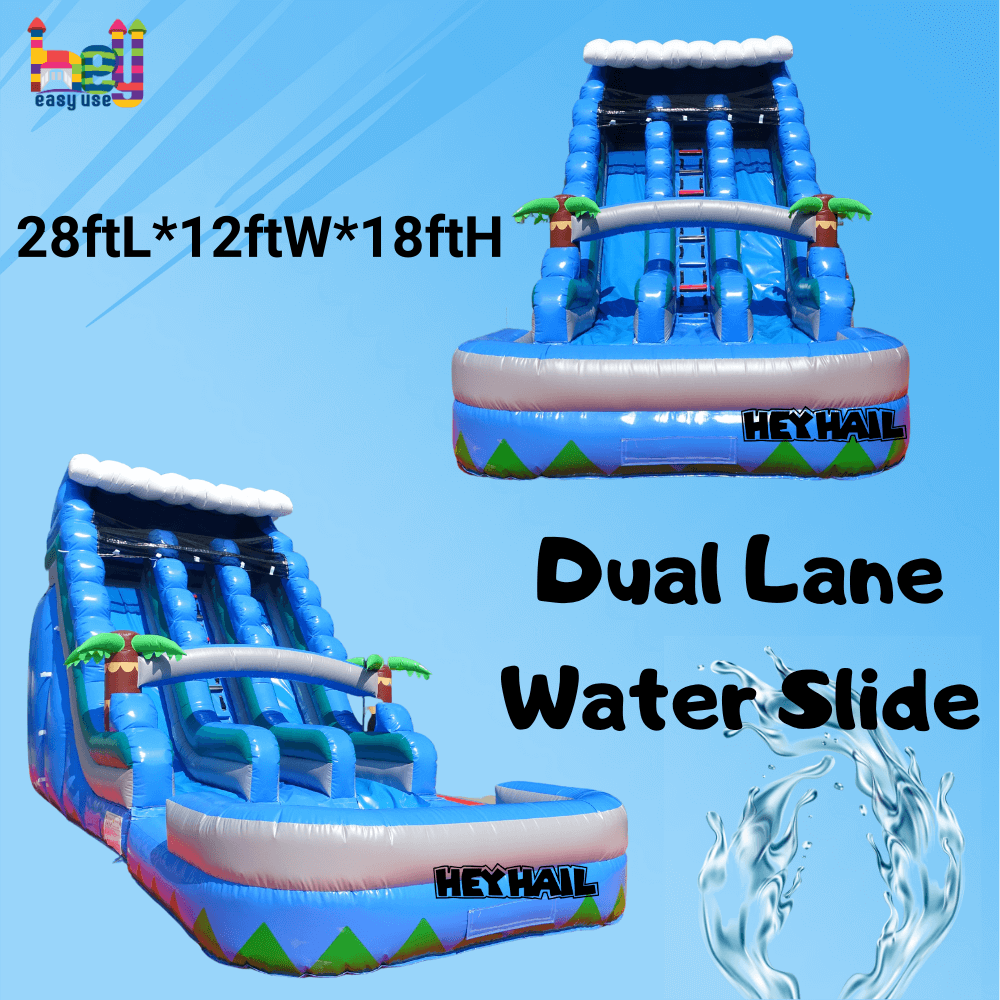 PVC inflatable pool water slides for sale