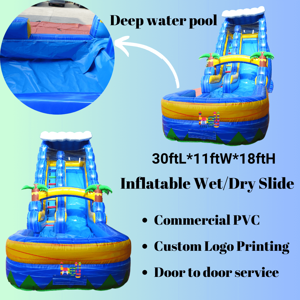 Inflatable Water Slide With Pool Commercial For Sale Kids Adult Outdoor