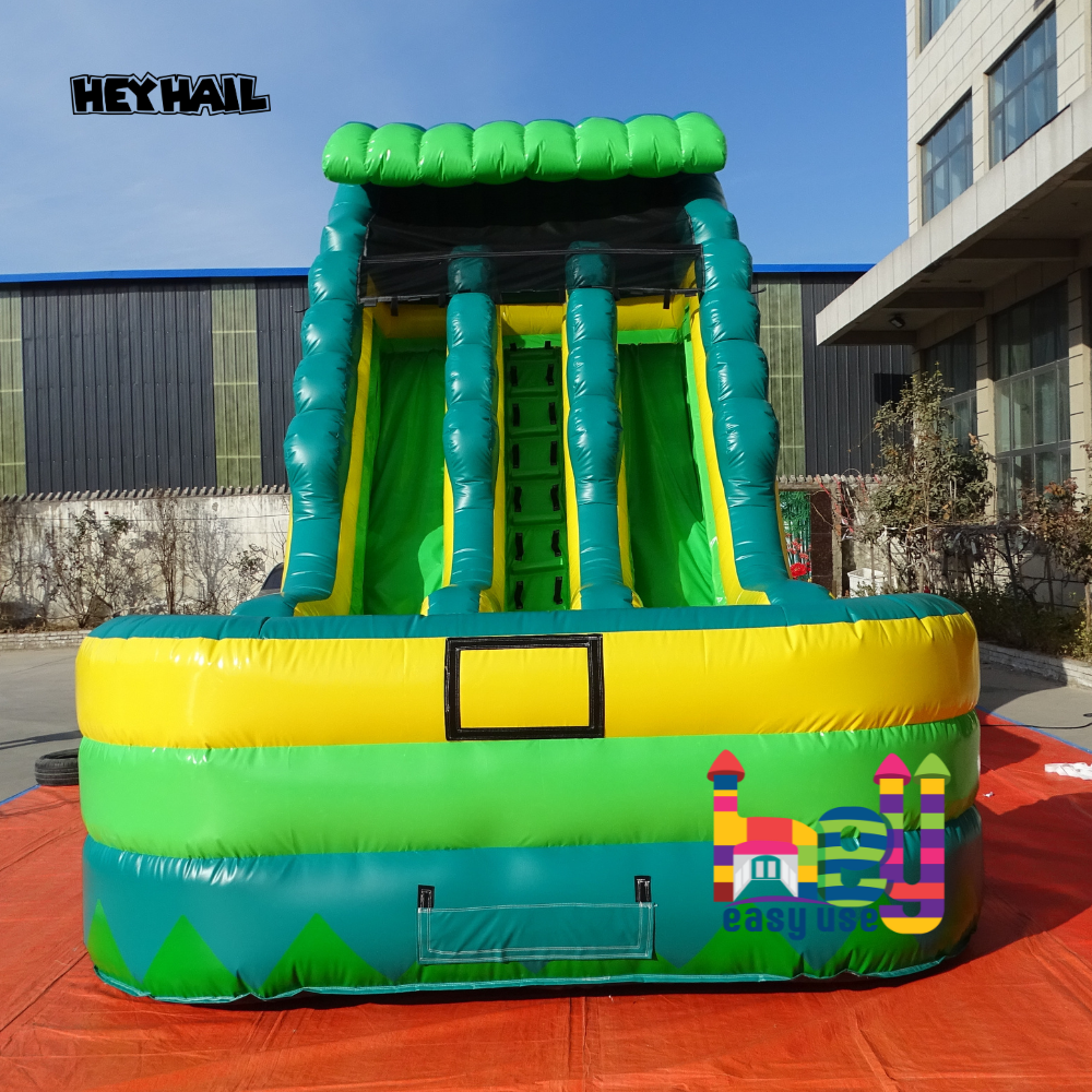 high quality PVC inflatable water bouncer slide