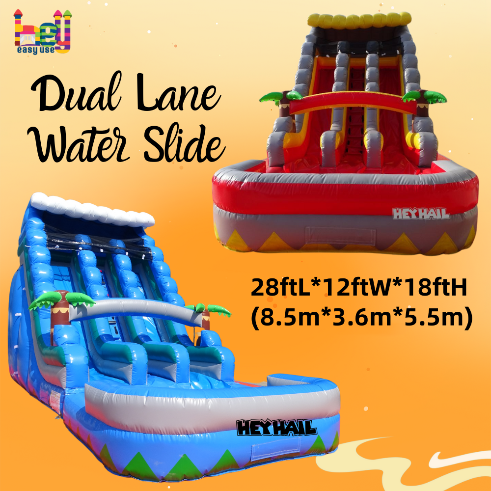 holiday theme commercial grade water slide