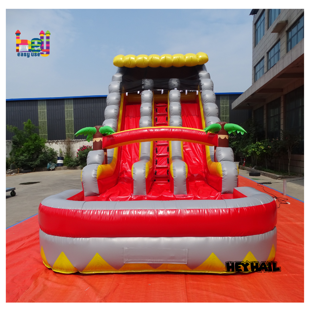 high quality PVC inflatable water bouncer slide