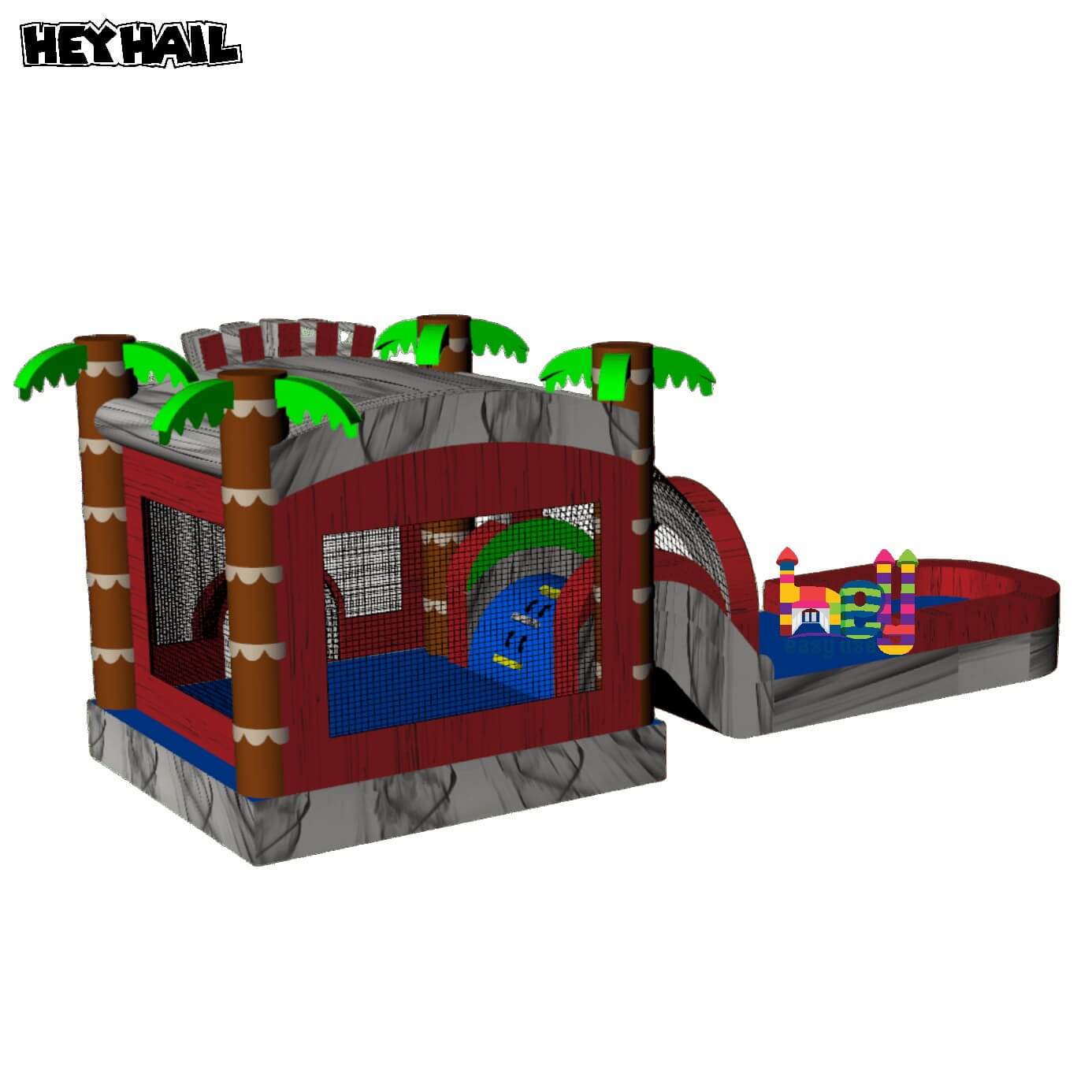 Party Rental inflatable water slides bounce house combos