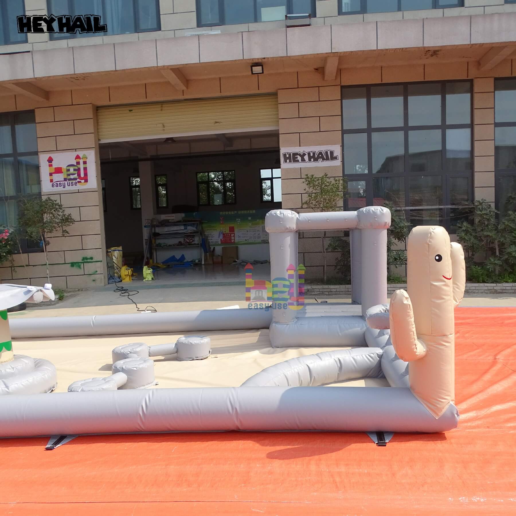 commercial grade inflatable playground for kids with slide