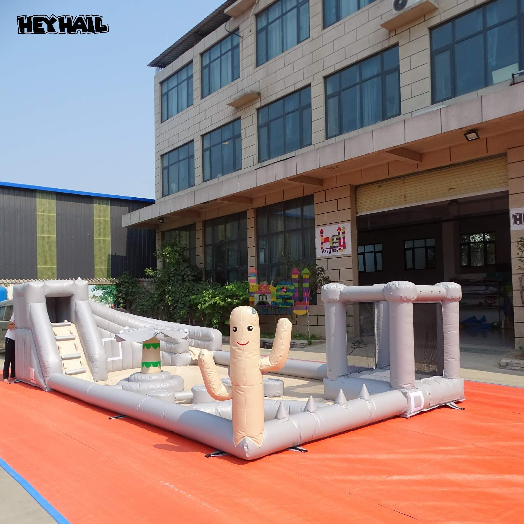 commercial grade inflatable playground for kids with slide