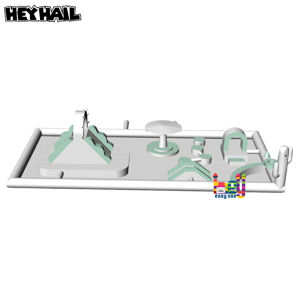 commercial spacious inflatable park playground for sale